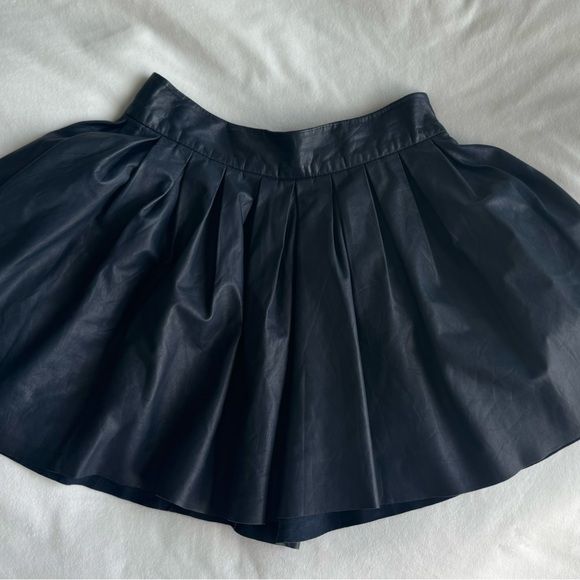 Alice + Olivia Leather Skirt